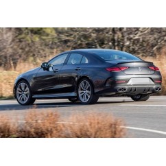 Diffuseur arrière et embouts d'échappement chromés Mercedes Classe CLS C257 (2018+) CLS53 Design Night Package