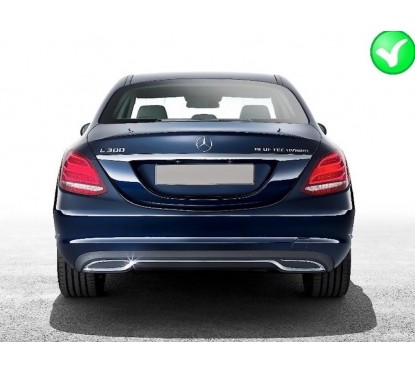 Kit carrosserie Mercedes Classe C W205 Look C63 AMG (modèle standard) 14-18