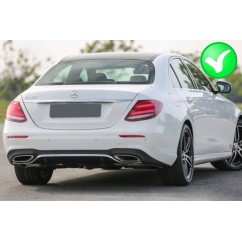 Diffuseur arrière Mercedes Classe E W213 16+ Silver Edition