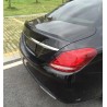 Becquet Mercedes Classe C berline W205 peint Noir brillant Look C63 AMG 13-