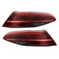 2x Feux arrières adaptables sur GOLF VII 7 Look Facelift Cherry avec clignotants dynamiques (13-19)