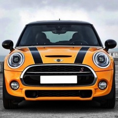 Sticker capot noir et blanc MINI R50 R52 R53 R56 R57 Clubman R55 (2001-2017)