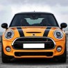 Sticker capot noir et blanc MINI R50 R52 R53 R56 R57 Clubman R55 (2001-2017)