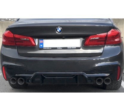 Diffuseur noir brillant BMW série 5 G30 G31 Look M Performance (17-20)