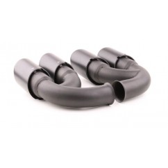 Embouts d'échappement noir Porsche Cayenne 10-14