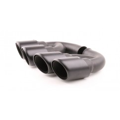 Embouts d'échappement noir Porsche Cayenne 10-14