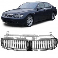 2x Grilles de Calandre BMW E65 E66 01-05 Chrome