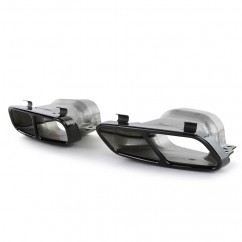 2x Embouts d'echappement Noir Mercedes Classe A W176  12+