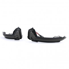 Clignotants de rétroviseurs noir fumé à LED Dynamiques Volkswagen Tiguan 2 16+