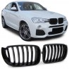 2x Grilles de Calandre BMW X3 F25 X4 F26 noir brillant 14+