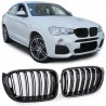 2x Grilles de Calandre BMW X3 F25 X4 F26 Carbone M Performance 14+