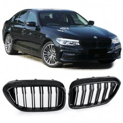 2x Grilles de Calandre Serie 5 M Performance Carbone G30 G31 17+