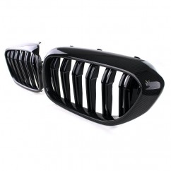 2x Grilles de Calandre Serie 5 M Performance Carbone G30 G31 17+