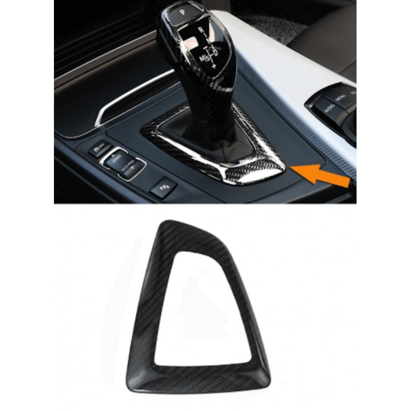 Cadre de levier de vitesse BMW en Carbone F20, F21, F22, F23, F30, F31, F32, F33