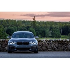 2x Grilles de Calandre M Performance BMW F20 F21 Noir Brillant 15-18