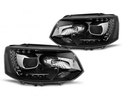 2x Phares Vw T5 Look Xenon LED 10-15