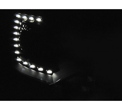 2x Phares adaptable sur Vw T5 Look Xenon LED (10-15)