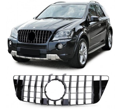 Calandre Mercedes Classe ML W164 Amg Panamericana noir/chrome 08-11