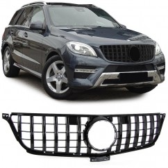 Calandre Mercedes Classe ML W166 Amg Noir et chrome 11-15