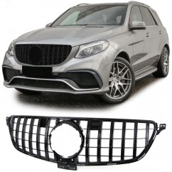 Calandre Mercedes GLE W166 Noir brillant 15+