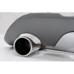 Diffuseur arrière + sorties d'échappements BMW X1 F48 Look M 15+