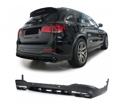 Diffuseur arriere Mercedes GLC X253 Noir