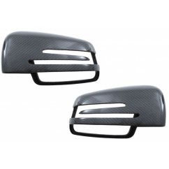 2x Coques retroviseur Mercedes Carbone W176