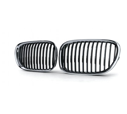 2x Grilles de calandre BMW serie 7 Chrome 08-13