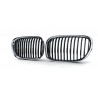 2x Grilles de calandre BMW serie 7 Chrome Noir Mat 08-13