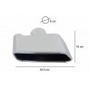 Diffuseur arriere Noir Brillant et embouts BMW série 5 F10 Pack M 11-17