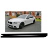 2x Autocollant latéraux BMW série 5 F10 F11 Noir Mat M Performance 11+