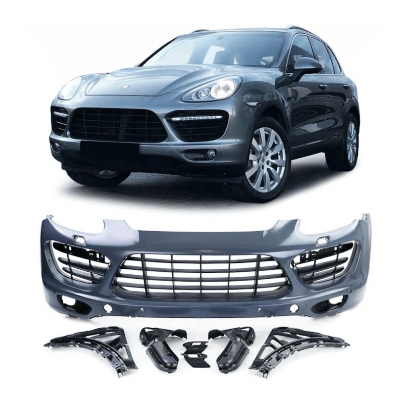 Pare choc avant Porsche Cayenne 958 92A Look Turbo (10-14)