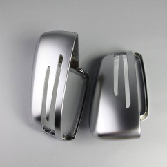 2x Coques retroviseur alu pour Mercedes Classe C, E, A, B, GLA, CLA, GLK...
