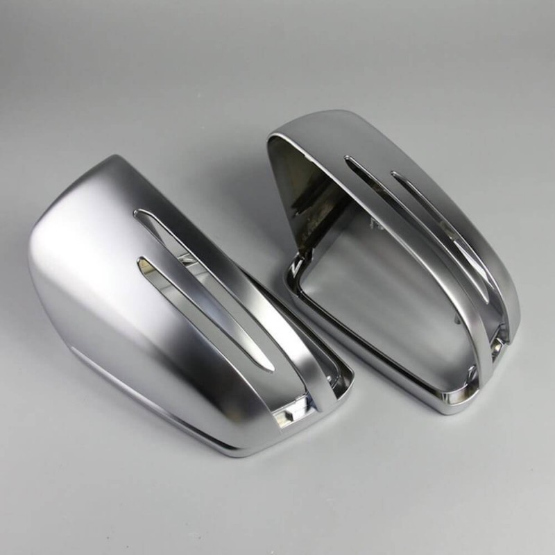 2x Coques retroviseur alu pour Mercedes Classe C, E, A, B, GLA, CLA, GLK... 2x Coques retroviseur alu pour Mercedes Classe C, E, A, B, GLA, CLA, GLK...