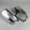 2x Coques retroviseur alu pour Mercedes Classe C, E, A, B, GLA, CLA, GLK...