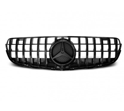 Calandre Mercedes GLC W253 Look GT-R Noir Brillant 15+