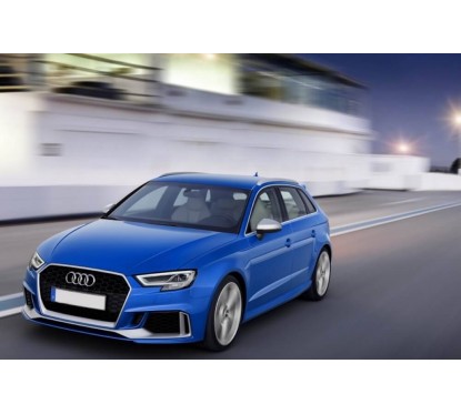 Pare choc + calandre avant adaptable sur Audi A3 8V Coupé et Sportback Facelift Look RS3 (2016 - 2019)