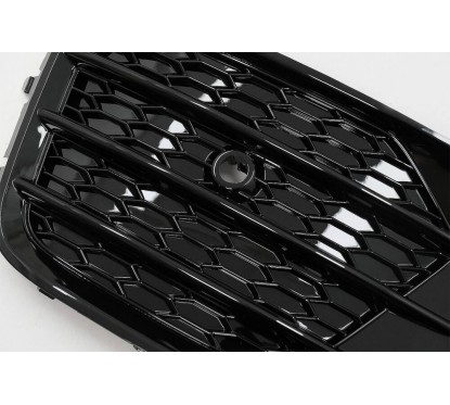 2x Grilles anti brouillard Audi Q3 Facelift Look RSQ3 noir brillant 14-17