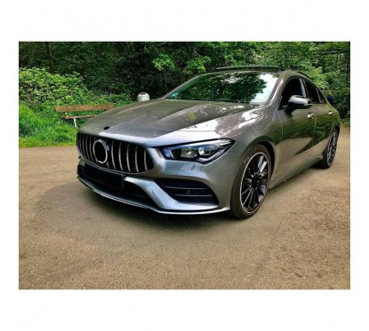 Calandre Panamericana AMG (Sans caméra) Mercedes classe CLA C118 Noir et chrome (19-23)