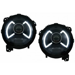 2x Phares LED Jeep Wrangler 18+