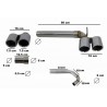 Echappements BMW Série 3 F30 F31 M Performance 11-18