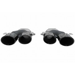 Diffuseur noir laqué + embouts d'échappement Mercedes classe E W213 (+16)