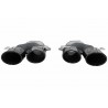 Diffuseur noir laqué + embouts d'échappement Mercedes classe E W213 (+16)