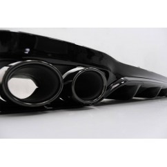 Diffuseur noir laqué + embouts d'échappement Mercedes classe E W213 (+16)