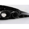 Diffuseur noir laqué + embouts d'échappement Mercedes classe E W213 (+16)
