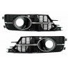 Grilles de calandre inferieur Audi A6 C7 4G Noir Chrome 15-18