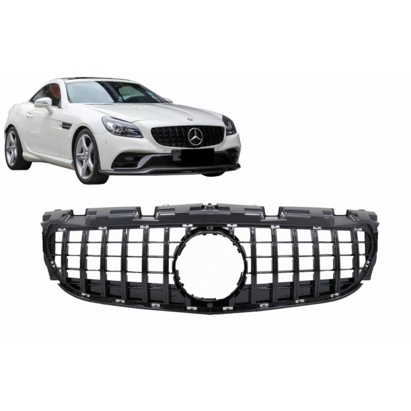 Calandre Panamericana AMG Noir Brillant Mercedes SLC R172 16-19