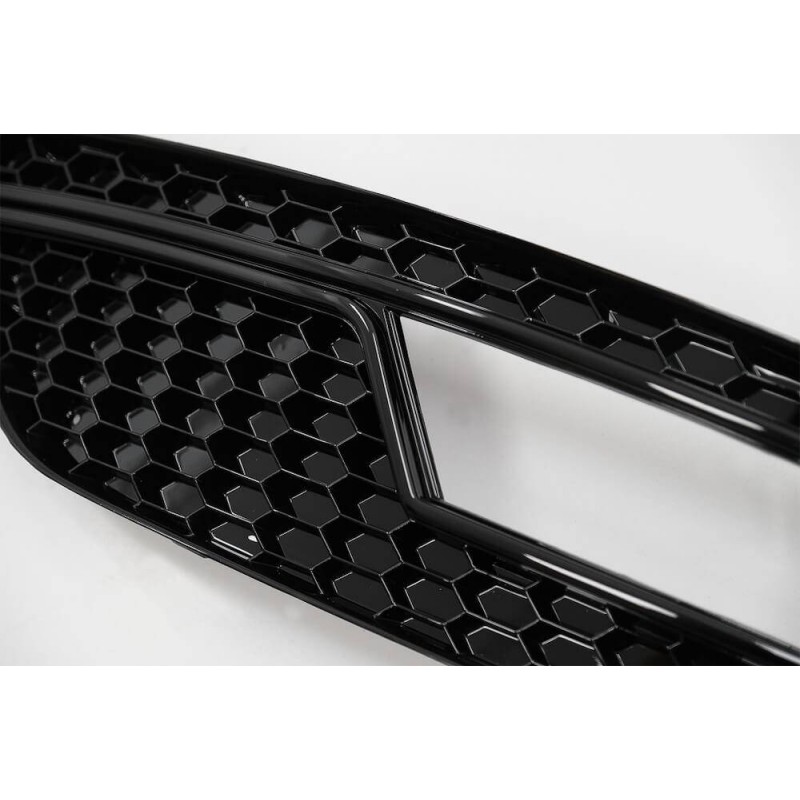 Grille De Phare Antibrouillard Pour Audi A4L A4 B8 2009-2012 - Côté Droit Passager, ABS Chrome Et Noir, Remplacement OE