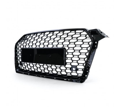 Calandre Audi A5 B9 F5 Look RS Noir Brillant (16-19)