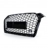Calandre Audi A5 B9 F5 Look RS Noir Brillant 16+